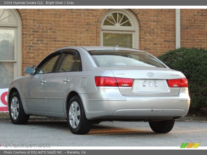 Bright Silver / Gray 2009 Hyundai Sonata GLS