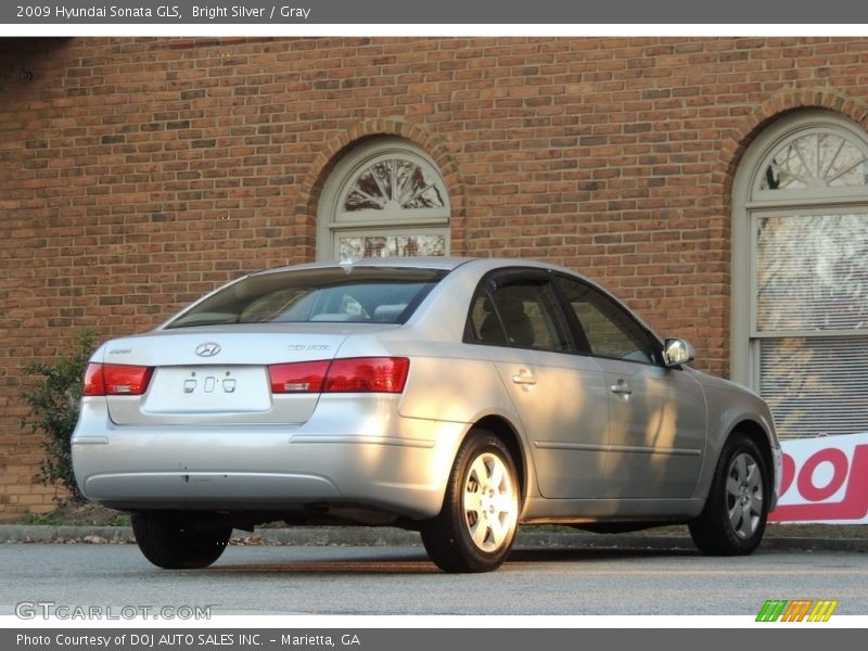 Bright Silver / Gray 2009 Hyundai Sonata GLS