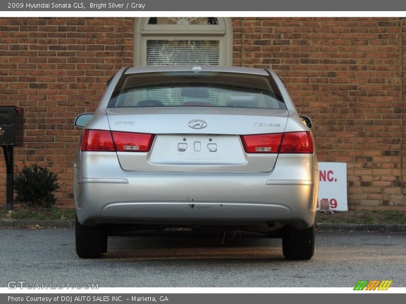 Bright Silver / Gray 2009 Hyundai Sonata GLS
