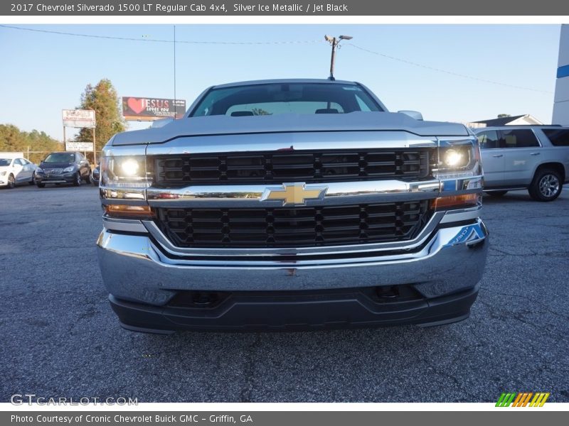 Silver Ice Metallic / Jet Black 2017 Chevrolet Silverado 1500 LT Regular Cab 4x4