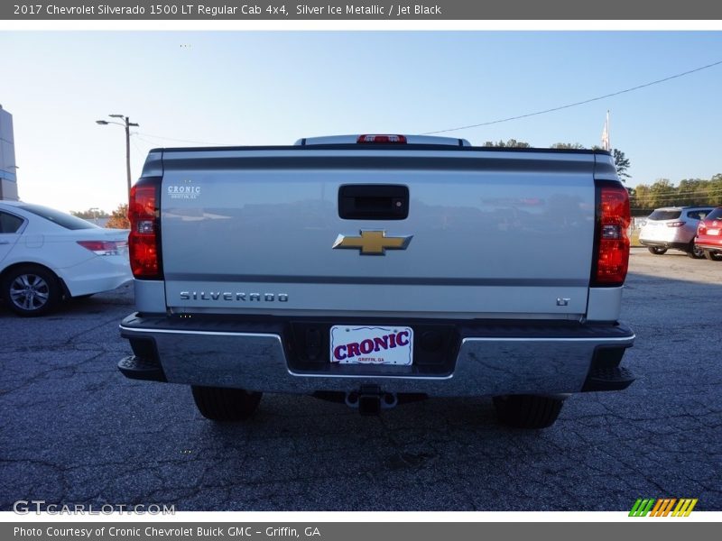 Silver Ice Metallic / Jet Black 2017 Chevrolet Silverado 1500 LT Regular Cab 4x4