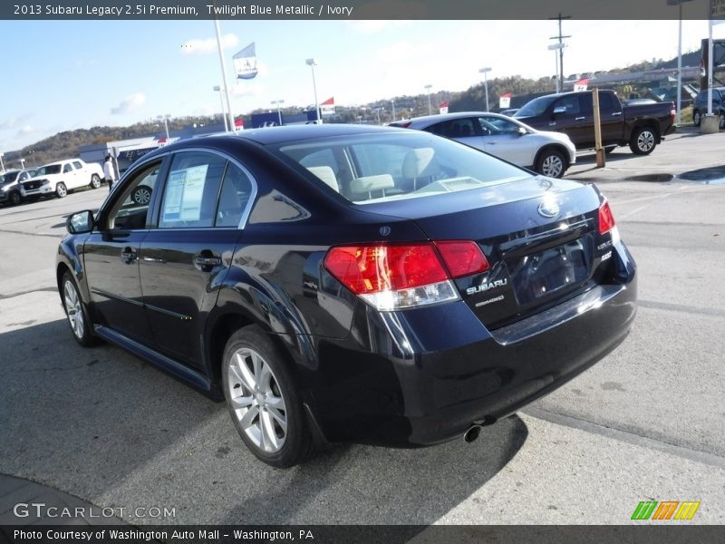Twilight Blue Metallic / Ivory 2013 Subaru Legacy 2.5i Premium