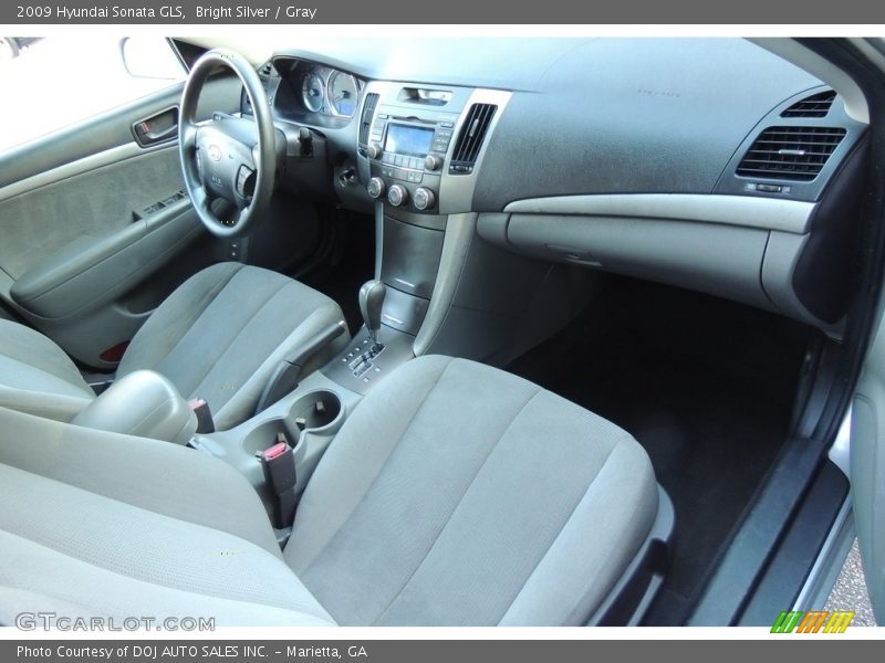 Bright Silver / Gray 2009 Hyundai Sonata GLS