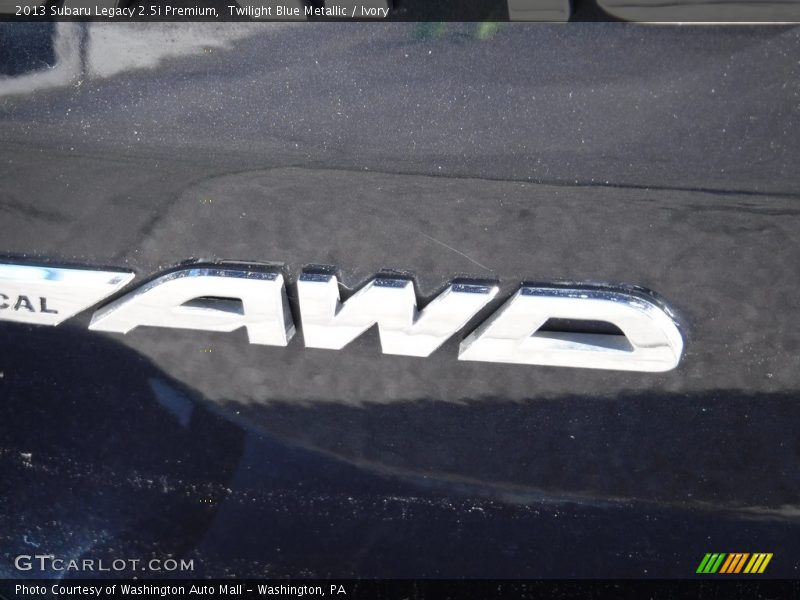 Twilight Blue Metallic / Ivory 2013 Subaru Legacy 2.5i Premium
