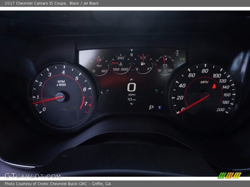 Black / Jet Black 2017 Chevrolet Camaro SS Coupe