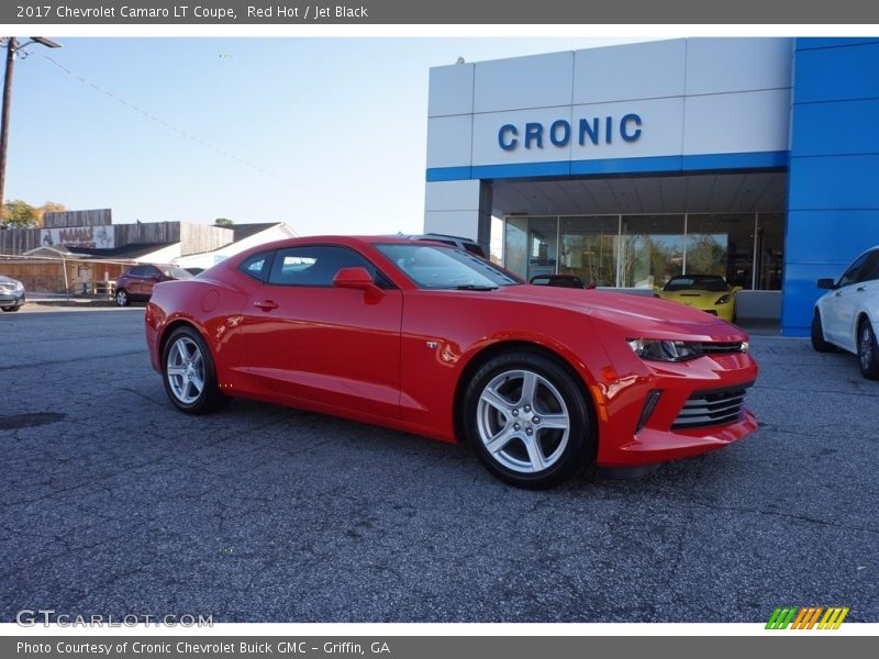 Red Hot / Jet Black 2017 Chevrolet Camaro LT Coupe