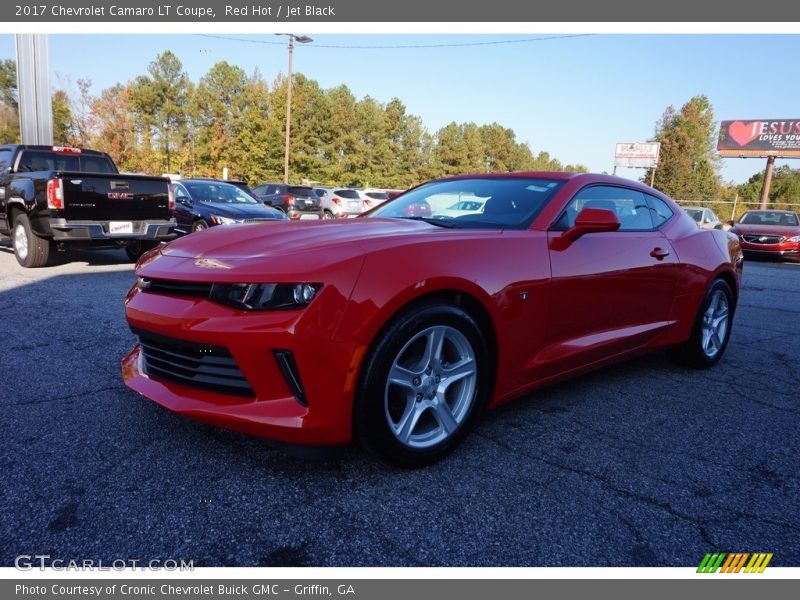 Red Hot / Jet Black 2017 Chevrolet Camaro LT Coupe