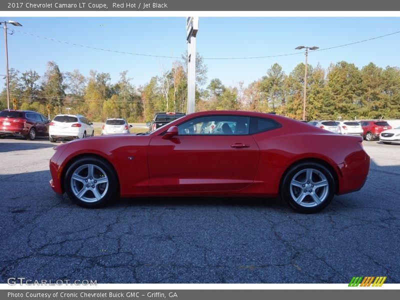 Red Hot / Jet Black 2017 Chevrolet Camaro LT Coupe