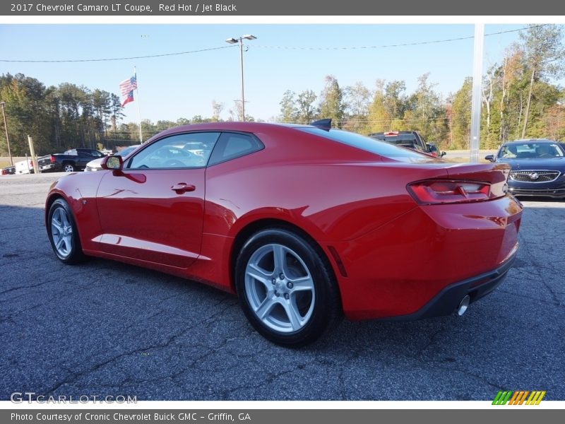 Red Hot / Jet Black 2017 Chevrolet Camaro LT Coupe