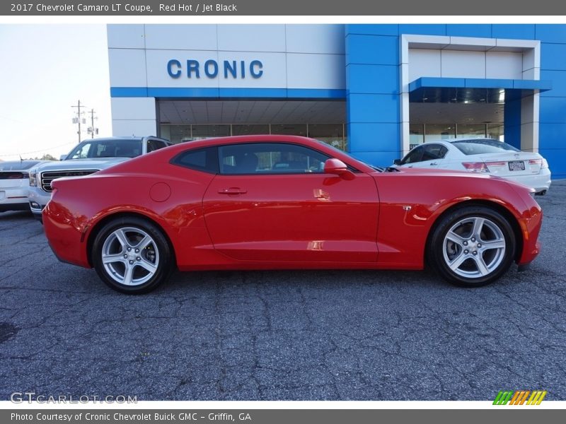 Red Hot / Jet Black 2017 Chevrolet Camaro LT Coupe
