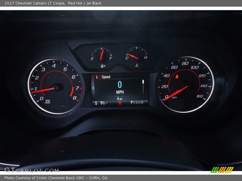 Red Hot / Jet Black 2017 Chevrolet Camaro LT Coupe