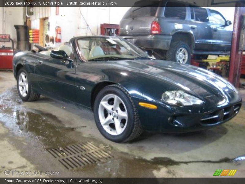 British Racing Metallic / Ivory 2005 Jaguar XK XK8 Convertible