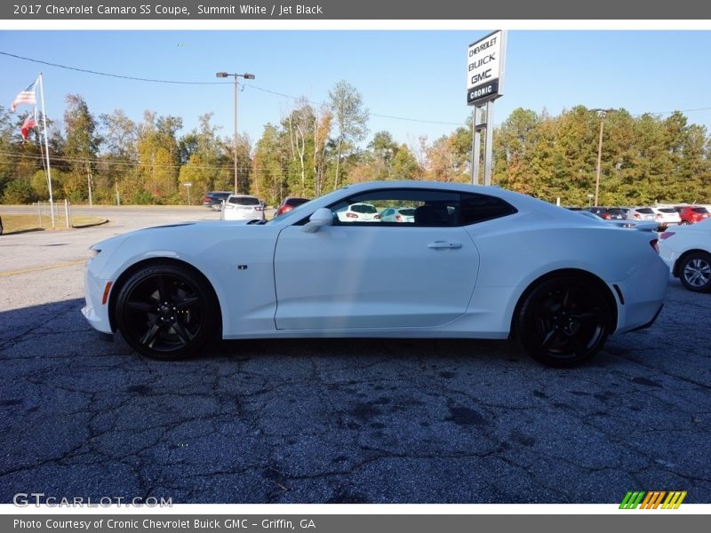Summit White / Jet Black 2017 Chevrolet Camaro SS Coupe