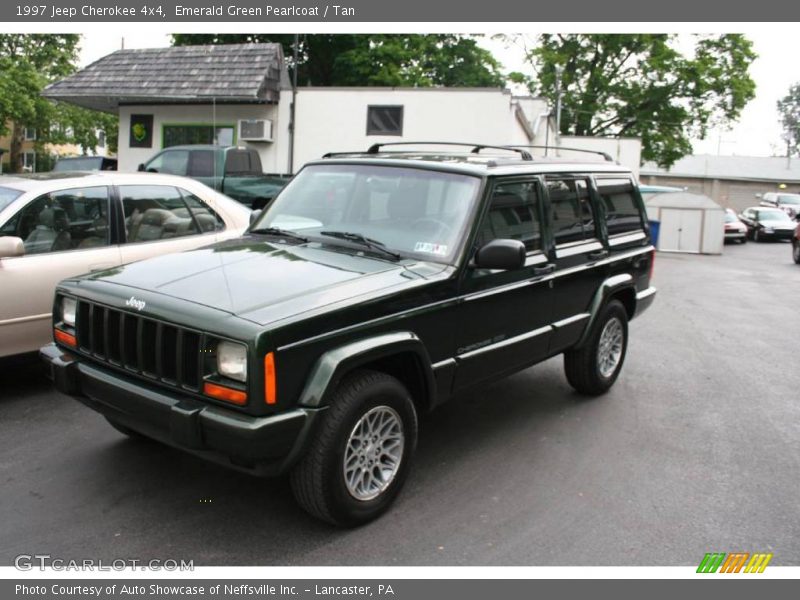 Emerald Green Pearlcoat / Tan 1997 Jeep Cherokee 4x4