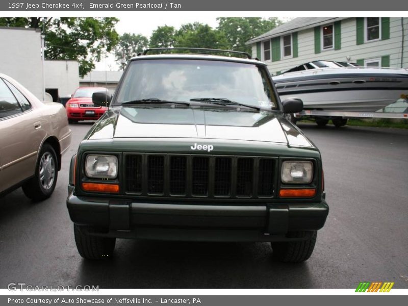 Emerald Green Pearlcoat / Tan 1997 Jeep Cherokee 4x4