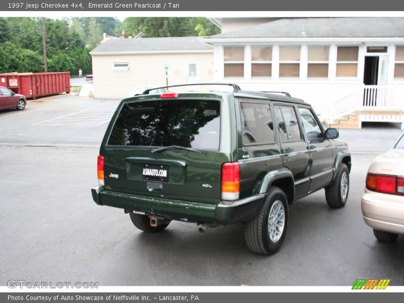 Emerald Green Pearlcoat / Tan 1997 Jeep Cherokee 4x4