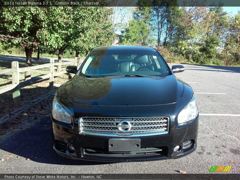Crimson Black / Charcoal 2010 Nissan Maxima 3.5 S