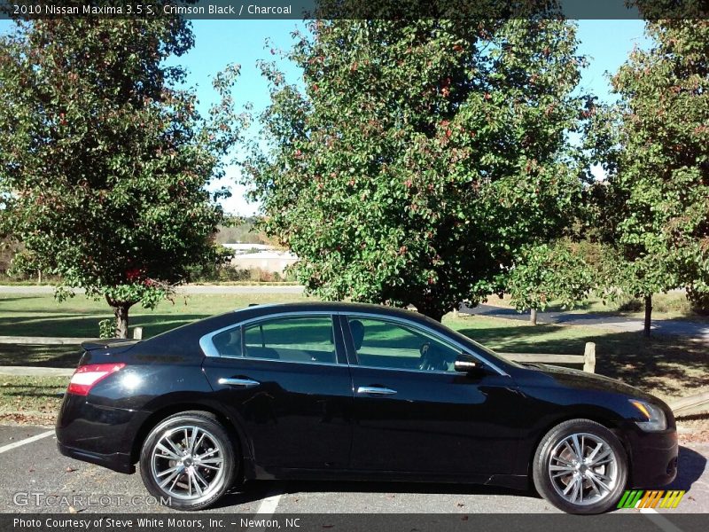 Crimson Black / Charcoal 2010 Nissan Maxima 3.5 S