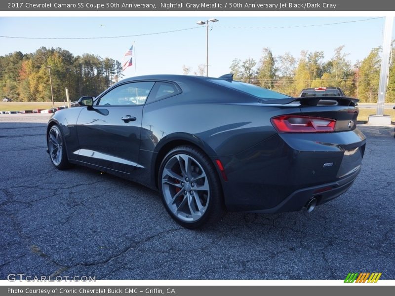 Nightfall Gray Metallic / 50th Anniversary Jet Black/Dark Gray 2017 Chevrolet Camaro SS Coupe 50th Anniversary