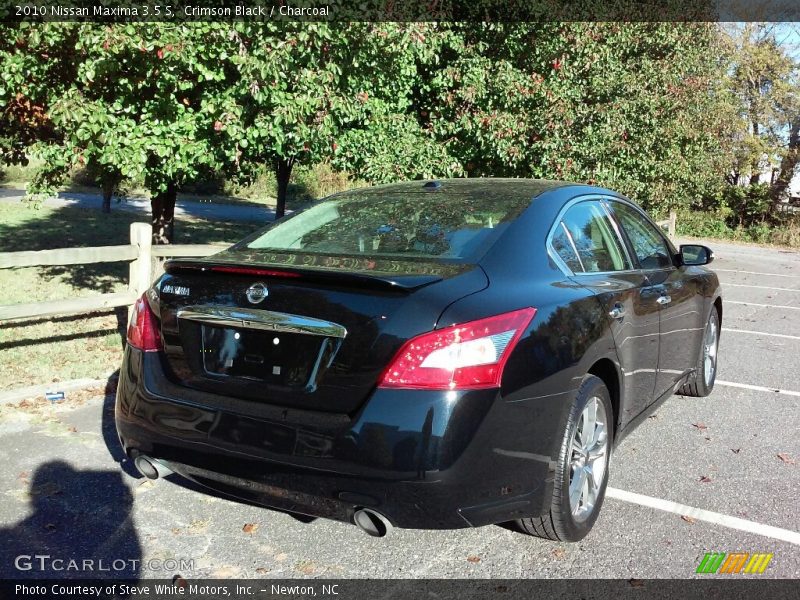 Crimson Black / Charcoal 2010 Nissan Maxima 3.5 S