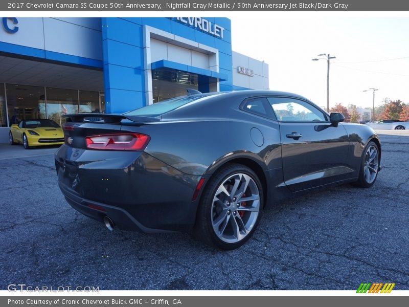 Nightfall Gray Metallic / 50th Anniversary Jet Black/Dark Gray 2017 Chevrolet Camaro SS Coupe 50th Anniversary