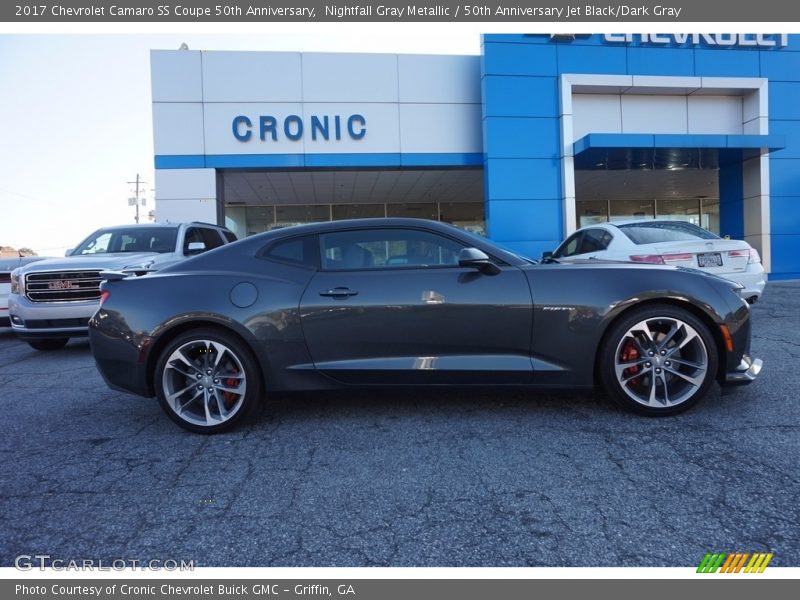 Nightfall Gray Metallic / 50th Anniversary Jet Black/Dark Gray 2017 Chevrolet Camaro SS Coupe 50th Anniversary