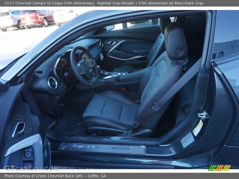 Nightfall Gray Metallic / 50th Anniversary Jet Black/Dark Gray 2017 Chevrolet Camaro SS Coupe 50th Anniversary