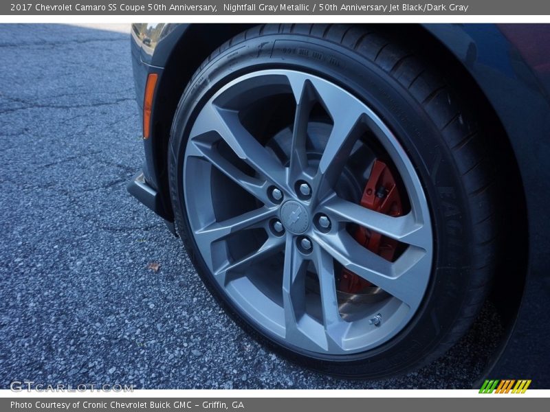 Nightfall Gray Metallic / 50th Anniversary Jet Black/Dark Gray 2017 Chevrolet Camaro SS Coupe 50th Anniversary