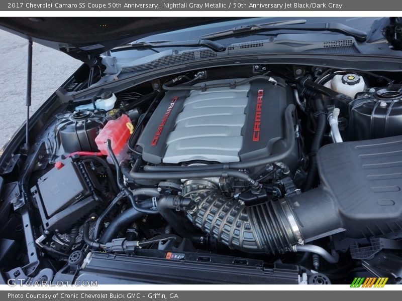 Nightfall Gray Metallic / 50th Anniversary Jet Black/Dark Gray 2017 Chevrolet Camaro SS Coupe 50th Anniversary
