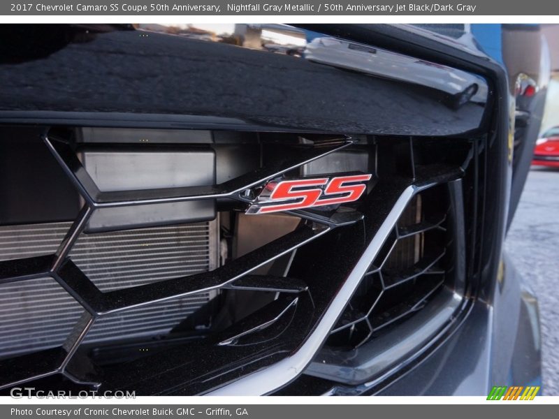 Nightfall Gray Metallic / 50th Anniversary Jet Black/Dark Gray 2017 Chevrolet Camaro SS Coupe 50th Anniversary