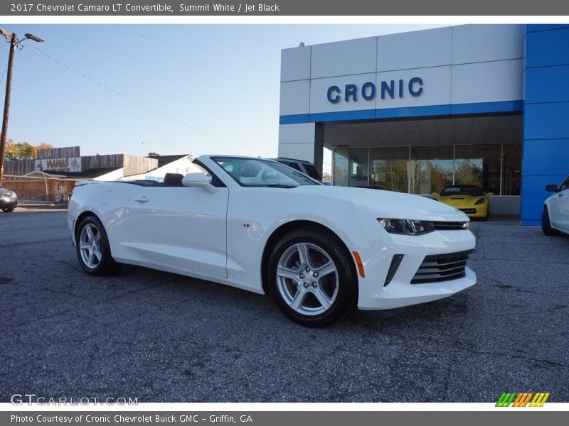 Summit White / Jet Black 2017 Chevrolet Camaro LT Convertible