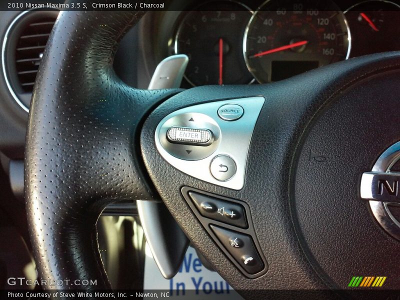Crimson Black / Charcoal 2010 Nissan Maxima 3.5 S