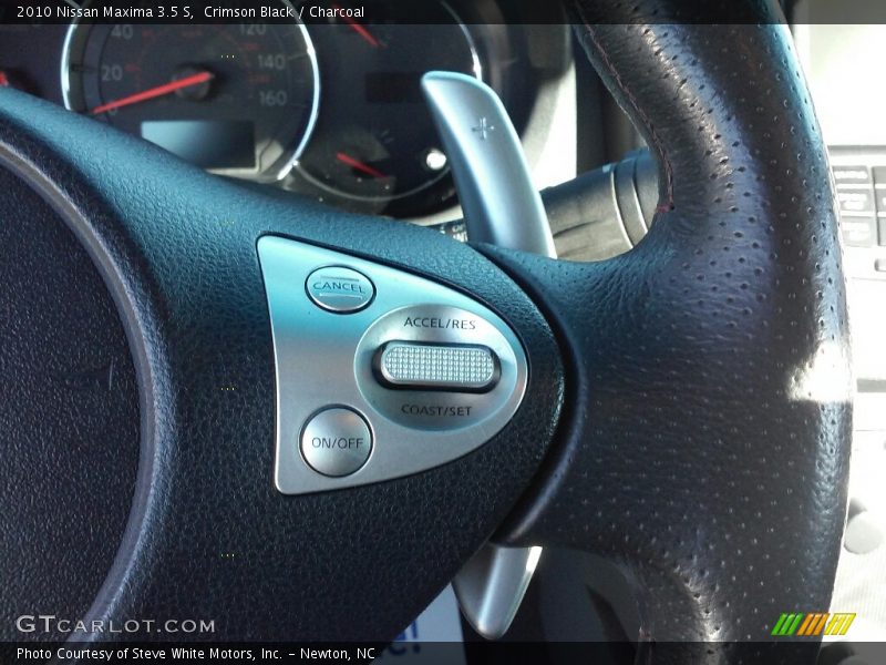 Crimson Black / Charcoal 2010 Nissan Maxima 3.5 S