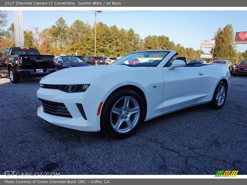 Summit White / Jet Black 2017 Chevrolet Camaro LT Convertible