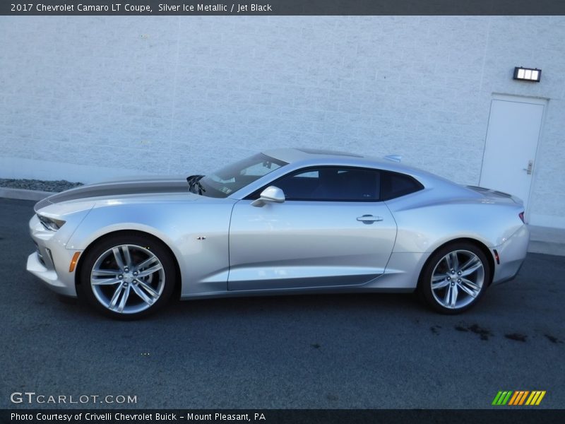 Silver Ice Metallic / Jet Black 2017 Chevrolet Camaro LT Coupe
