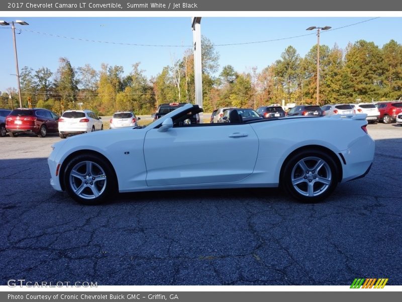 Summit White / Jet Black 2017 Chevrolet Camaro LT Convertible