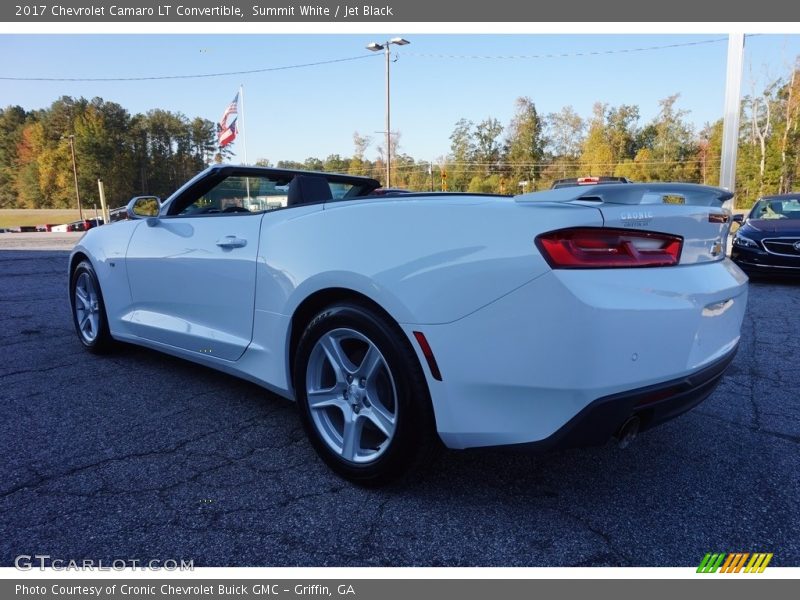 Summit White / Jet Black 2017 Chevrolet Camaro LT Convertible