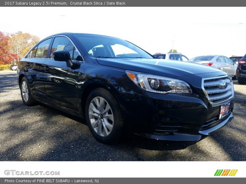 Crystal Black Silica / Slate Black 2017 Subaru Legacy 2.5i Premium