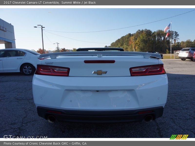 Summit White / Jet Black 2017 Chevrolet Camaro LT Convertible