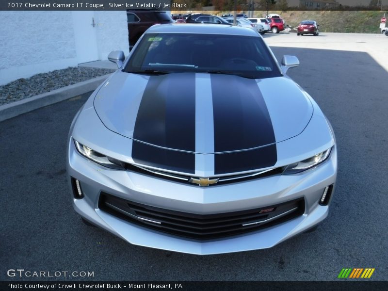 Silver Ice Metallic / Jet Black 2017 Chevrolet Camaro LT Coupe