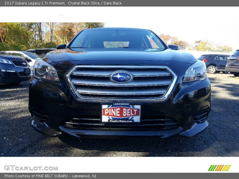 Crystal Black Silica / Slate Black 2017 Subaru Legacy 2.5i Premium
