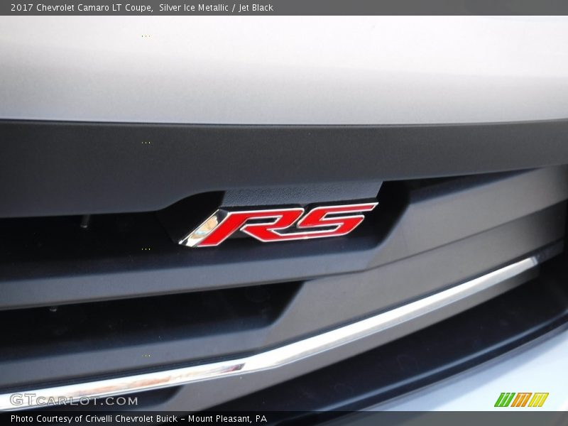 Silver Ice Metallic / Jet Black 2017 Chevrolet Camaro LT Coupe