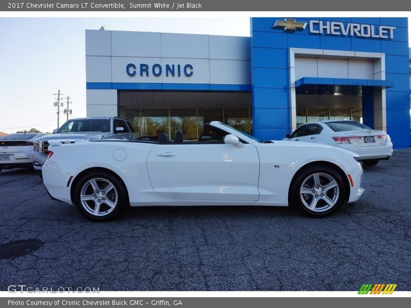 Summit White / Jet Black 2017 Chevrolet Camaro LT Convertible