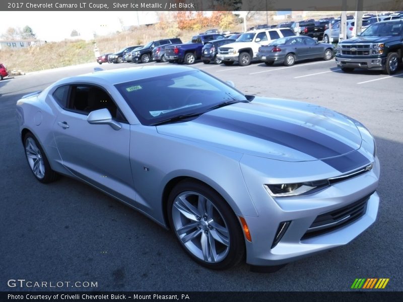 Silver Ice Metallic / Jet Black 2017 Chevrolet Camaro LT Coupe