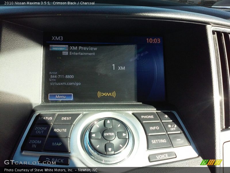 Crimson Black / Charcoal 2010 Nissan Maxima 3.5 S