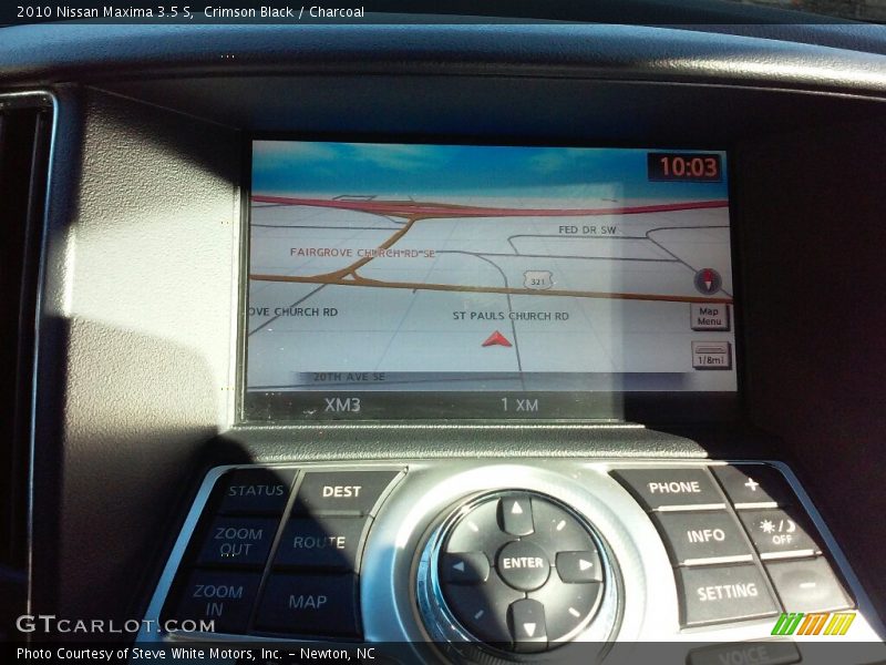 Crimson Black / Charcoal 2010 Nissan Maxima 3.5 S