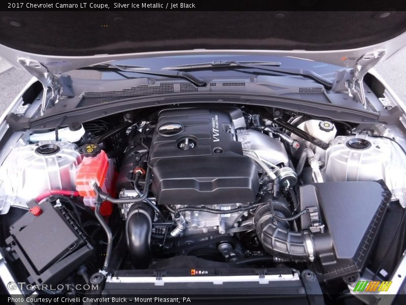 Silver Ice Metallic / Jet Black 2017 Chevrolet Camaro LT Coupe