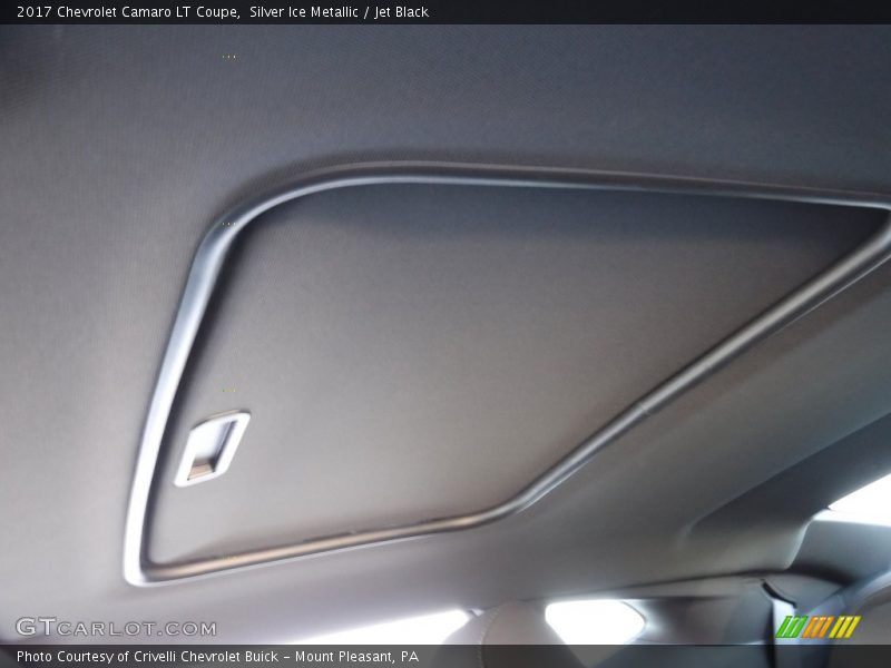 Silver Ice Metallic / Jet Black 2017 Chevrolet Camaro LT Coupe