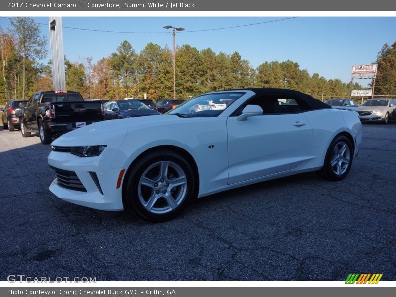 Summit White / Jet Black 2017 Chevrolet Camaro LT Convertible