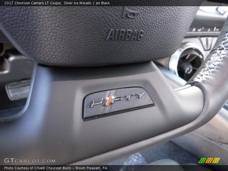 Silver Ice Metallic / Jet Black 2017 Chevrolet Camaro LT Coupe